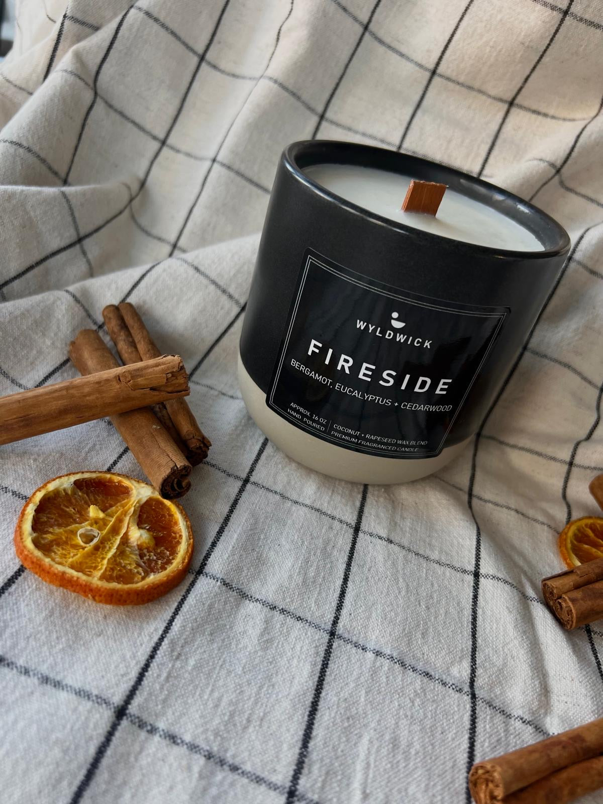 Premium FIRESIDE Candle 16oz (Limited Edition)